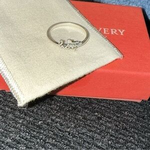 Women’s James Avery Sterling Silver retired “TX HOME” Ring Size 9.5